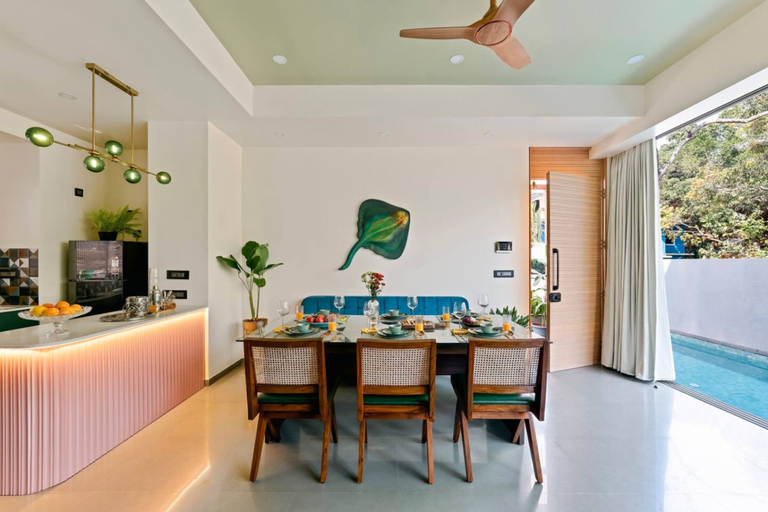 Room 4, Luxe 3bhk Villa Kosha Pvt Pool - 2km to Beach, North Goa