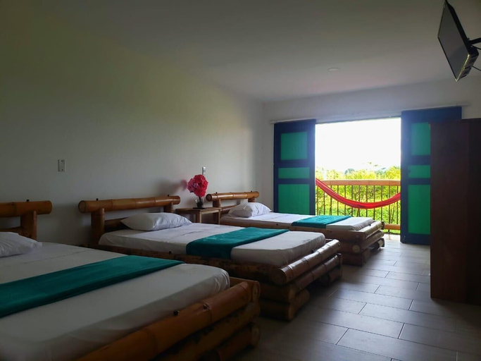Bedroom, Hotel Campestre Cafe Tropical, Filandia