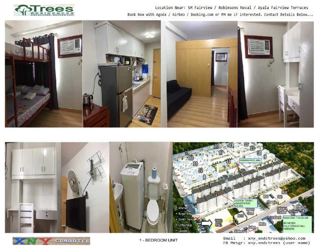 Others 5, XNY@SMDC Trees Residences Quezon City-1 Bed RoomT1, Quezon City
