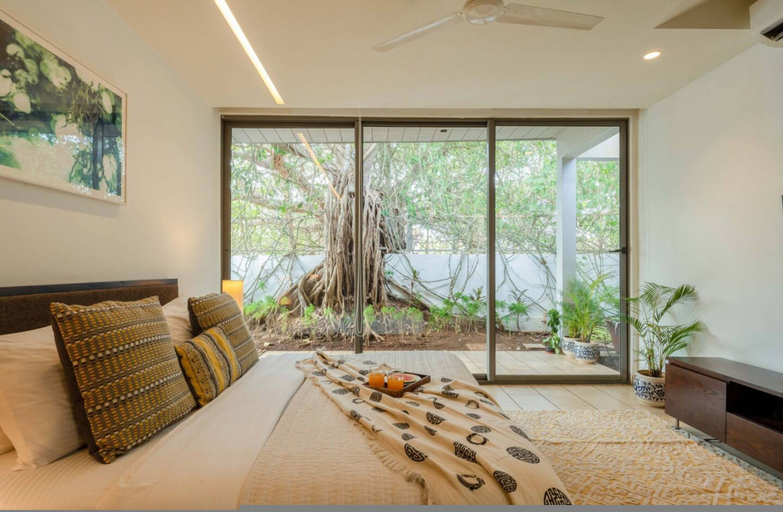 Room 3, Aster by Hireavilla - 3BR w Private Pool in Parra, North Goa