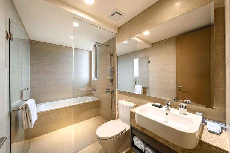 Bathroom 5, Oakwood PIK Jakarta, North Jakarta