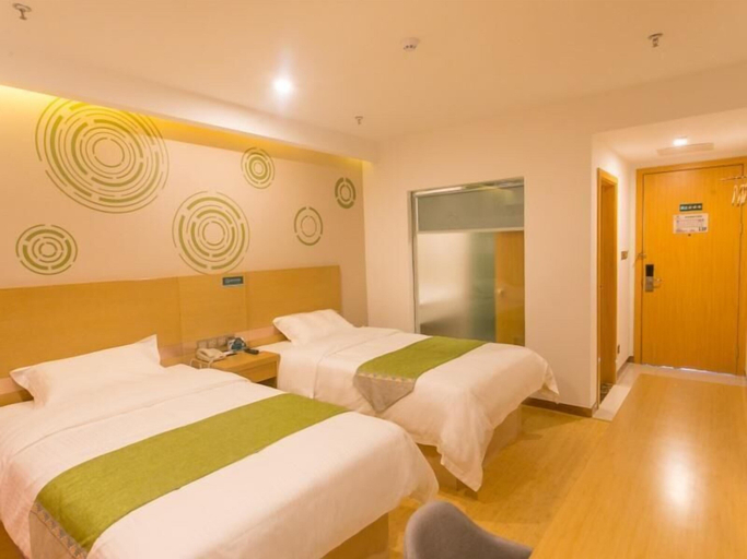 Bedroom 4, Greentree Inn Suzhou Tai Lake Xukou Town Government Express Hotel, Suzhou