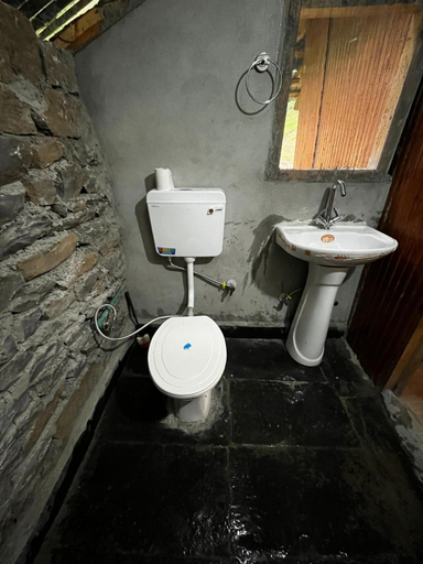 Bathroom 2, Zevibes Cafe & Guesthouse, Kullu
