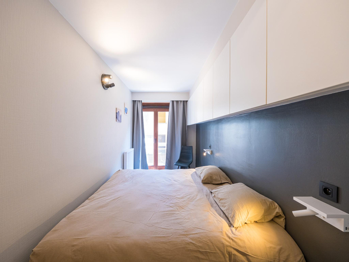 Bedroom 2, Apartment with 3 bedrooms and sea view, West-Vlaanderen