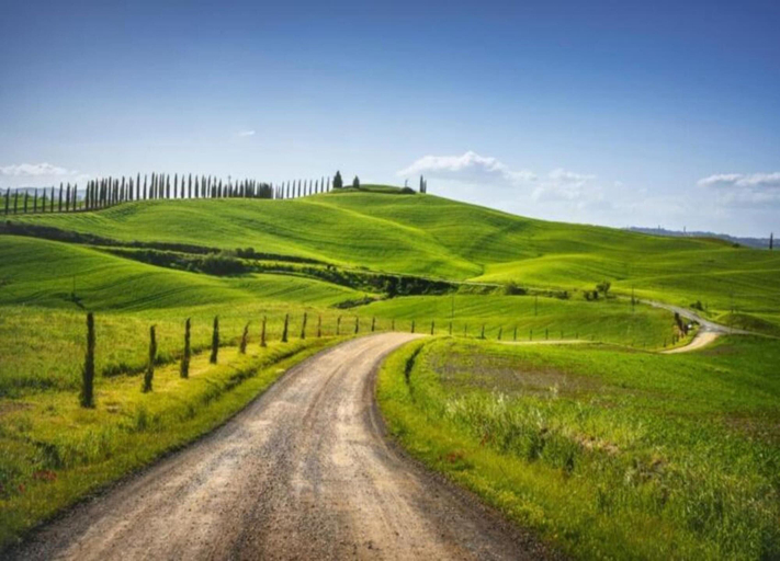 View from property 2, 360 Degree View Over the Tuscan Hills, Siena