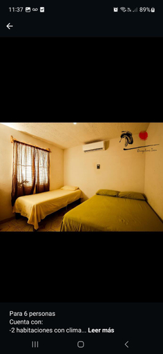 Bedroom, Bungalows Barra La saladita casa almeja, La Union