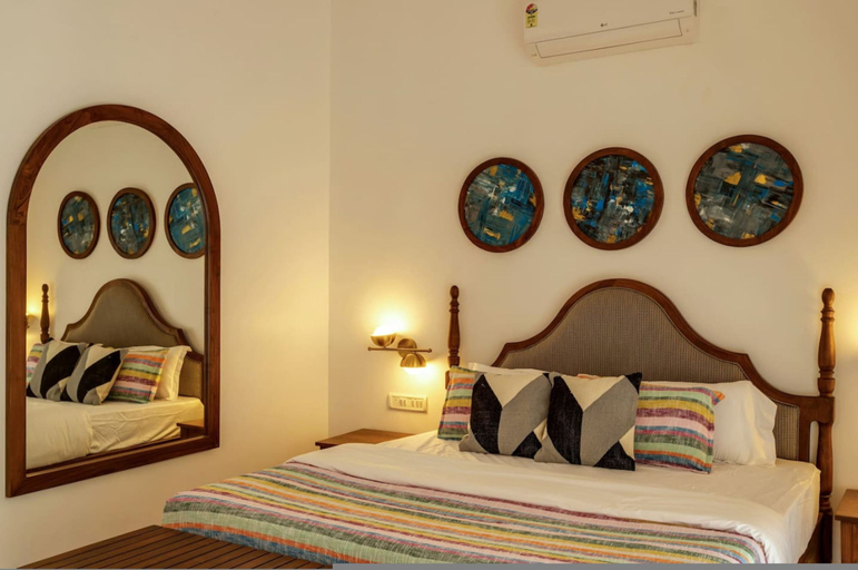 Bedroom 3, Villa Verona by Hireavilla, 6BR with Pool in Parra, North Goa