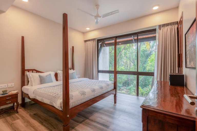 Bedroom 3, Sol Banyan by Hireavilla - 2BR w Pool in Candolim, North Goa