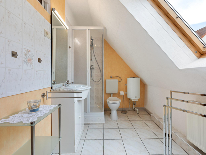 Bathroom, Charmante Ferienwohnung in Klutz, Nordwestmecklenburg