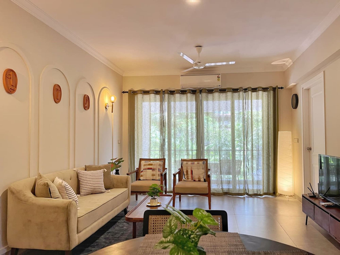 Room 3, Irene Altezza by Hireavilla - 1BR w Pool Pilerne, North Goa