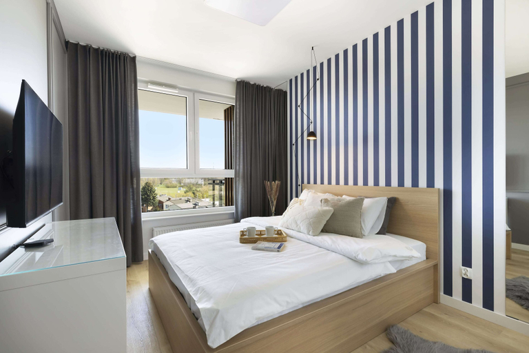 Bedroom 3, Elite Apartments Marine Suite, Gdańsk City