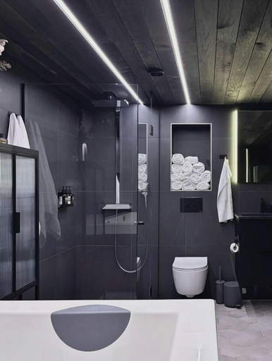 Bathroom 3, Suite with Sauna & Jacuzzi in Kamppi, Uusimaa