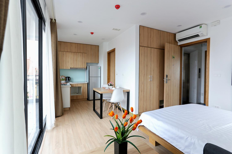 Bedroom 2, Quiet Hoang Quoc Viet Hotel & apartment, Cầu Giấy