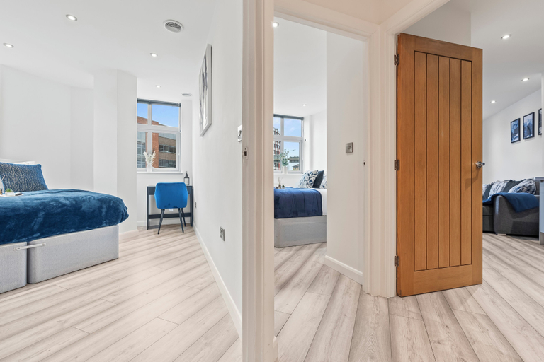 Bedroom 2, Luxury Leicester City Apartment, Leicester