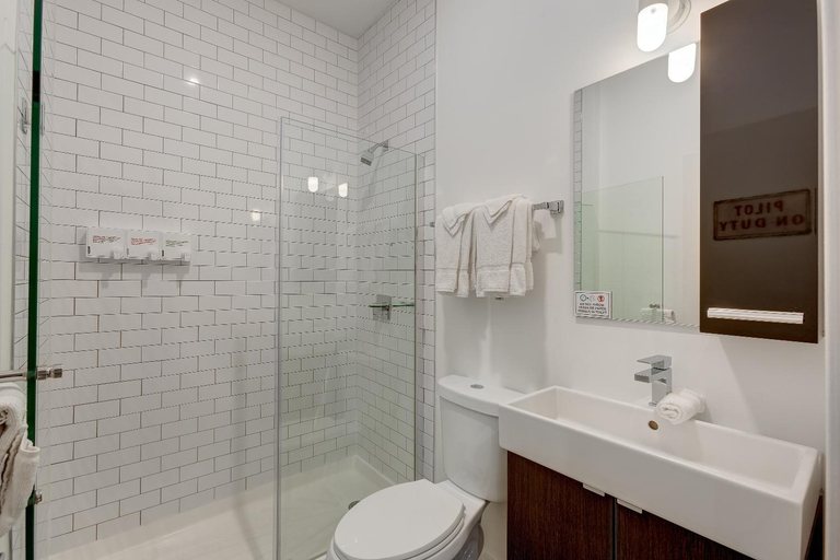 Shower, Ground Floor Studios in Chicago by 747 Lofts, Cook
