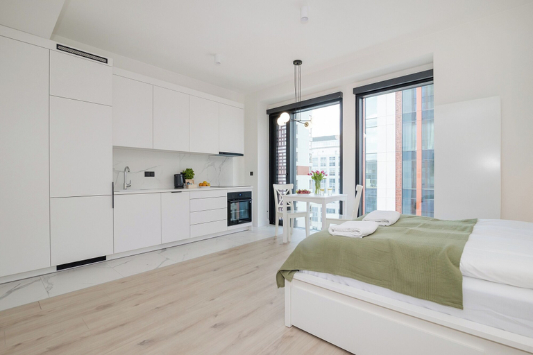 Bedroom 3, ShortStayPoland Prosta B187, Warsaw