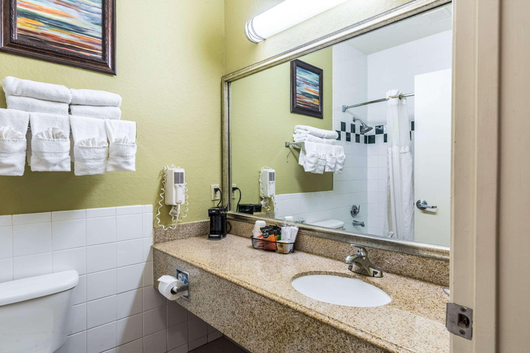 Bathroom 4, Quality Suites Houston North - Spring, Houston