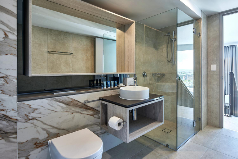 Bathroom 5, Meriton Suites Allara Street Canberra, Canberra