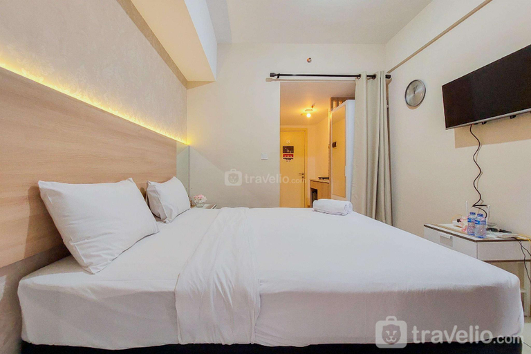Bedroom 2, Nice Studio Apartment M-Town Residence By Travelio, Tangerang