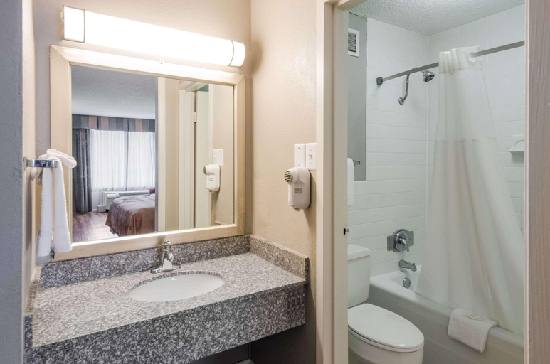 Bathroom 4, Quality Inn Roanoke Airport, Roanoke