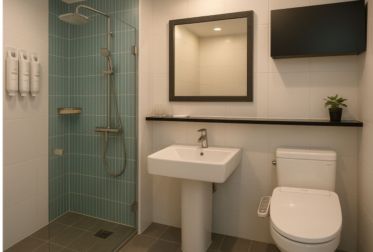 Bathroom 5, Hallim Resort, Jeju