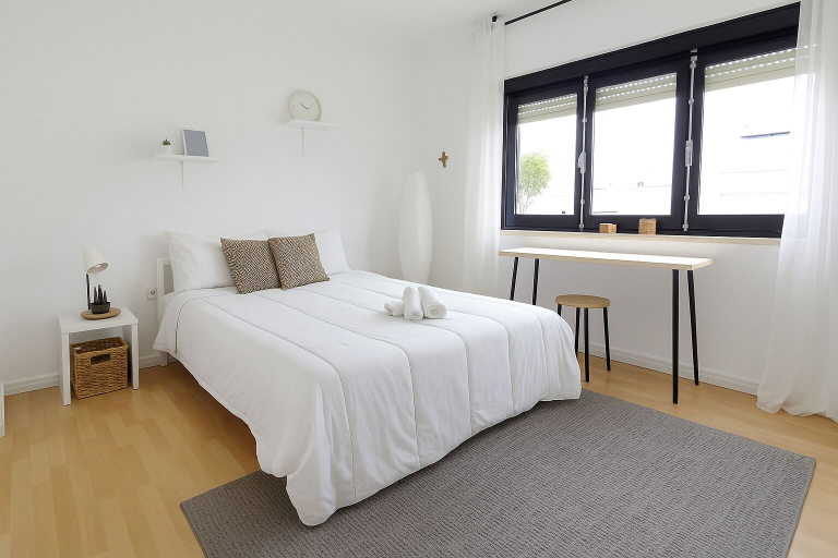 Bedroom 2, Freedom Surf House, Peniche