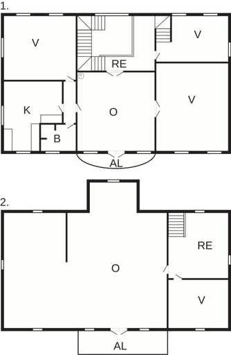 Floor plan 2, 4 Star Holiday Home in Orsted, Norddjurs