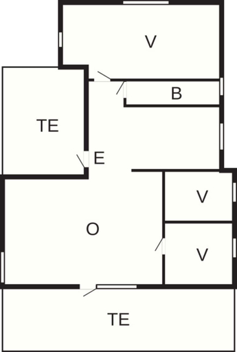 Floor plan, 5 Person Holiday Home in Nosund-by Traum, Orust