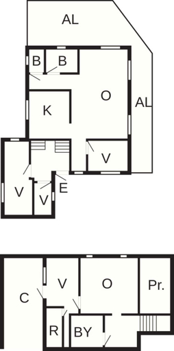 Floor plan, 4 Star Holiday Home in Varekil, Orust
