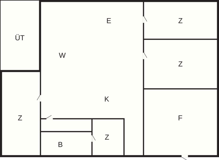 Floor plan, 7 Person Holiday Home in Fjerritslev, Jammerbugt