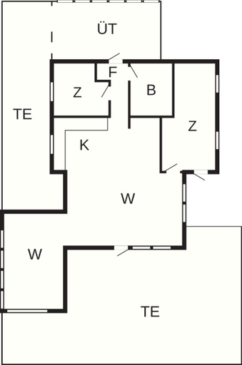Floor plan, 6 Person Holiday Home in Olsted, Halsnæs