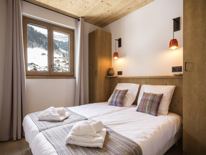 Bedroom 2, Apartment in Beaufort near Ski Slopes, Savoie