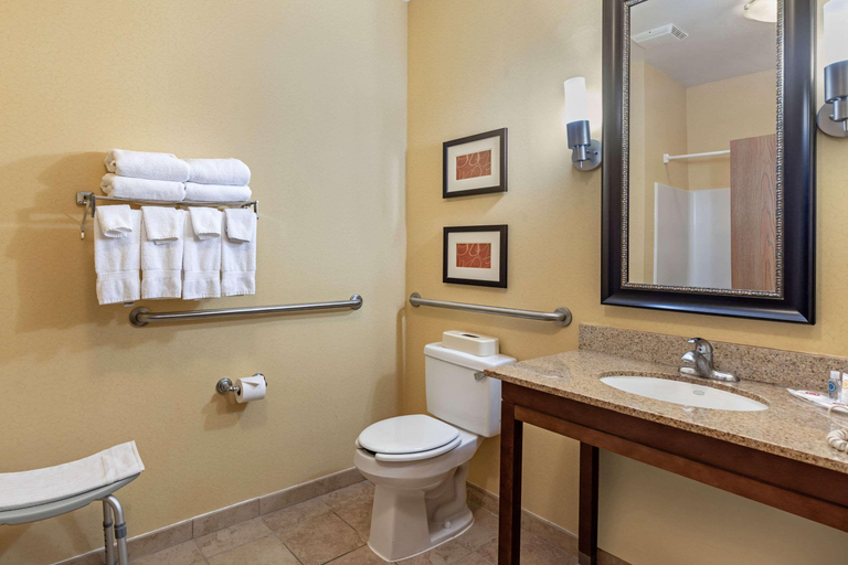 Bathroom 4, Comfort Suites McKinney-Allen, Collin