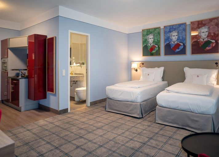 Bedroom 3, Hotel Konig Ludwig II, München