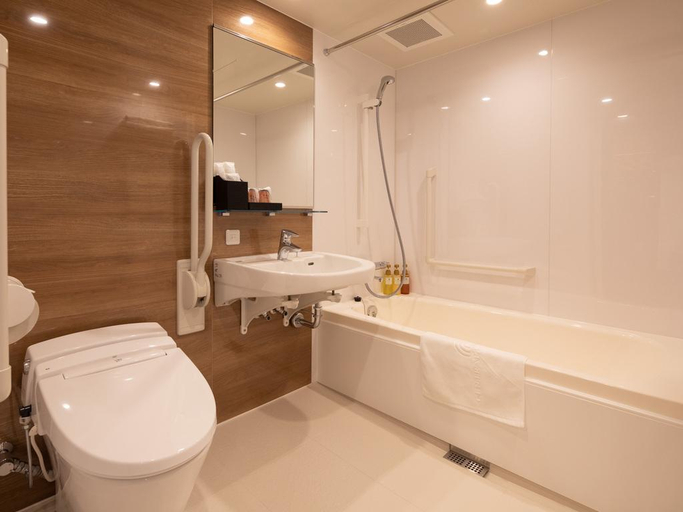 Bathroom 3, Central Hotel Takeoonsen Ekimae, Takeo