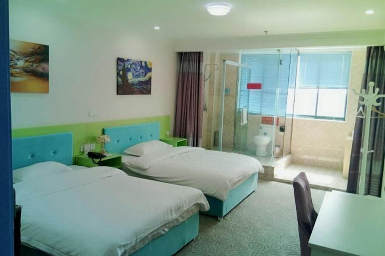 Bedroom 2, Huashu Hotel(Shanghai Yexie Store), Shanghai