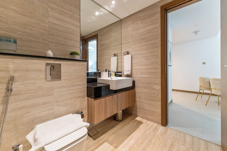 Bathroom, Upscale 1BR Luxury Apt in Missoni Urban Oasis, Dubai