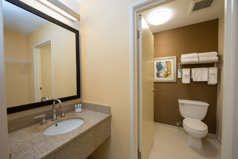 Bathroom 4, Fairfield Inn & Suites by Marriott Burlington, Des Moines