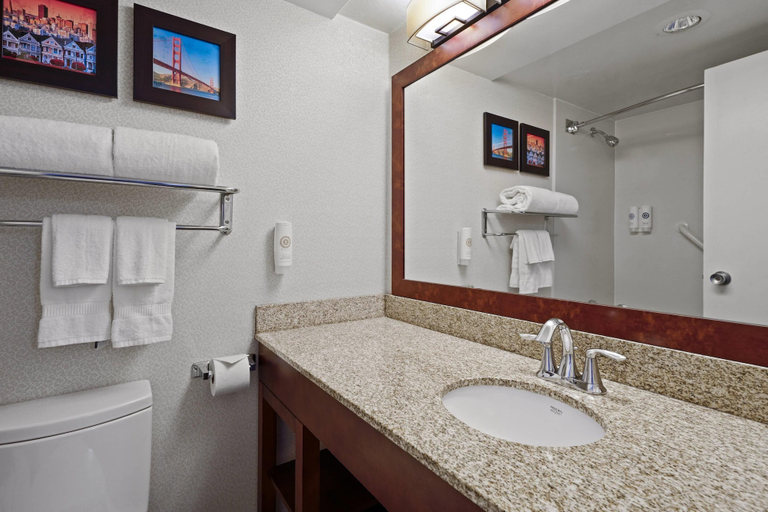 Bathroom 4, Comfort Inn by the Bay, San Francisco