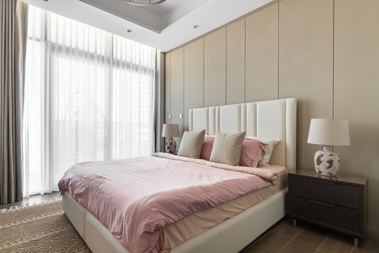 Room 3, Luxurious 3Br Apt in Nobles Tower Full Burj View, Dubai