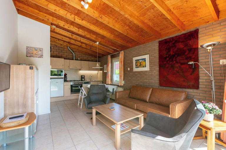 Living room 4, Bungalow Near Beach and Forest in De Blenck, Zijpe