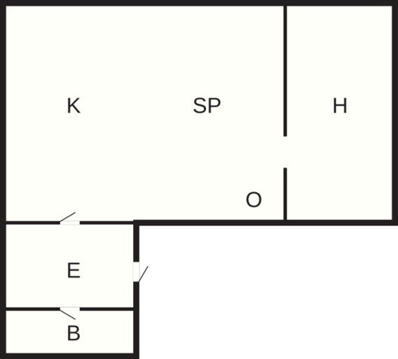 Floor plan, 2 Person Holiday Home in Morbylanga-by Traum, Mörbylånga