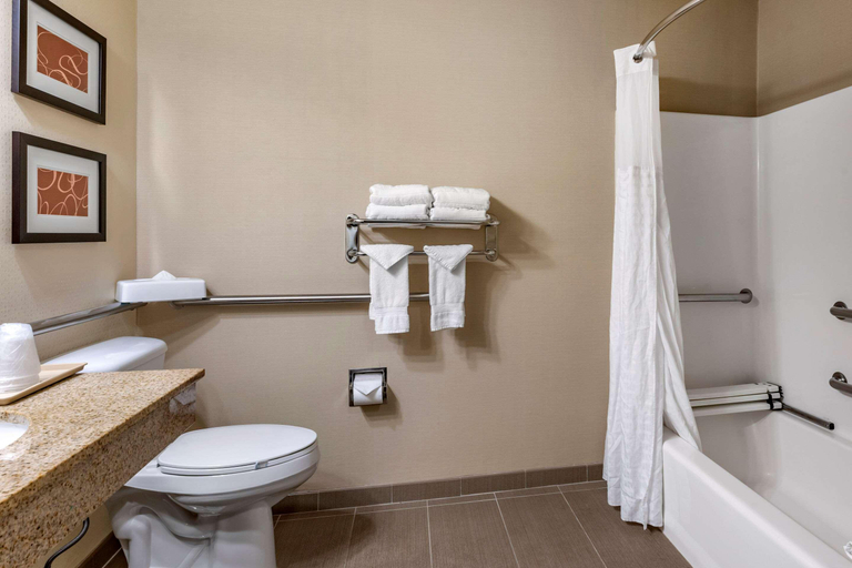 Bathroom 4, Comfort Suites Linn County Fairground and Expo, Linn