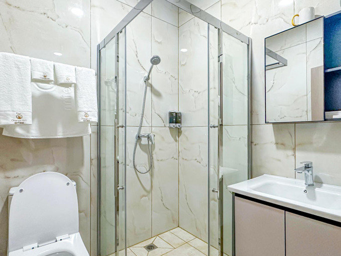 Bathroom, Orange inn Apartment 桔子酒店, Belgrade