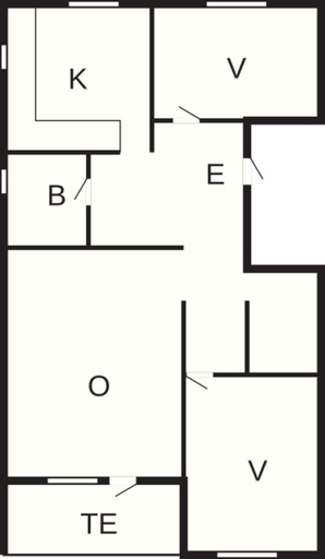 Floor plan, 6 Person Holiday Home in Visby-by Traum, Gotland