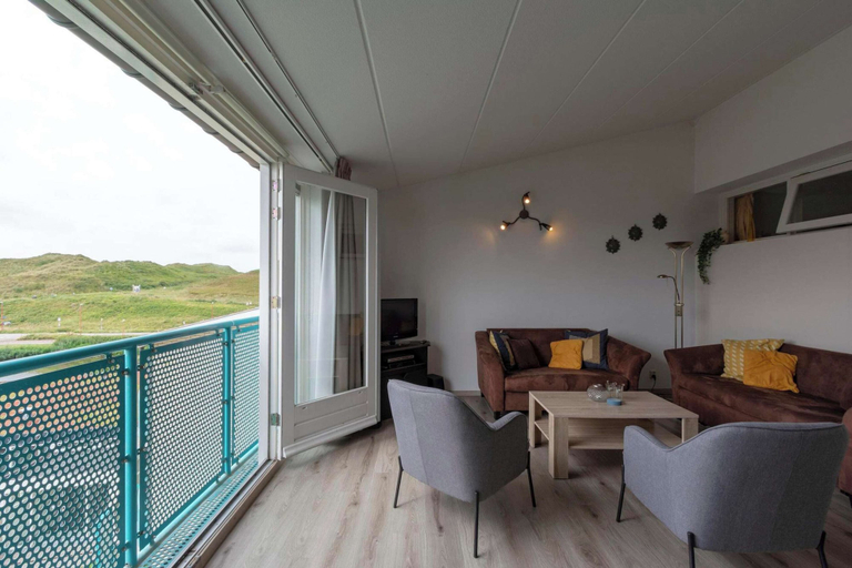Living room 2, Apartment Near Dutch Coast With French Balcony, Den Helder