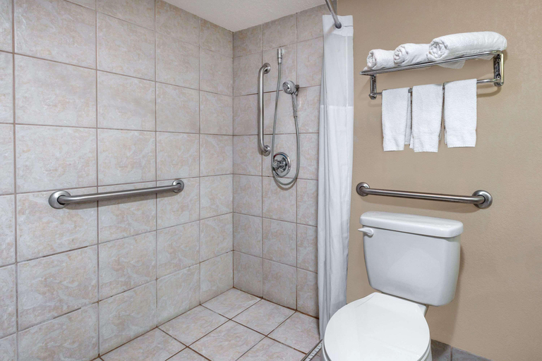 Bathroom 4, Days Inn by Wyndham Albion, Calhoun