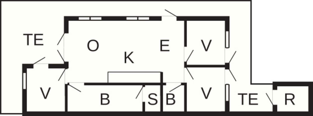 Floor plan 2, 6 Person Holiday Home in Gjern-by Traum, Silkeborg
