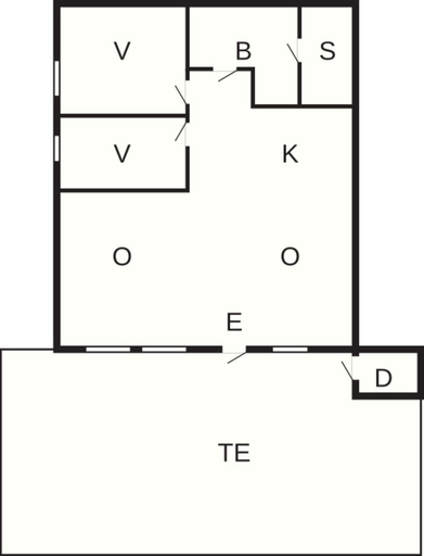 Floor plan, 5 Person Holiday Home in Tegefjall, Åre
