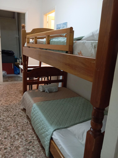 Others 3, Wooden bunk bed in a dorm 5' from metro, Attica